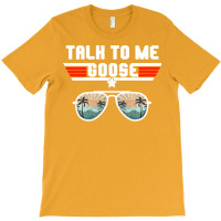 Talk To Me Goose Retro Sunset Aviator Glasses Classic T-shirt | Artistshot