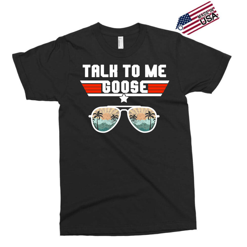 Talk To Me Goose Retro Sunset Aviator Glasses Classic Exclusive T-shirt | Artistshot