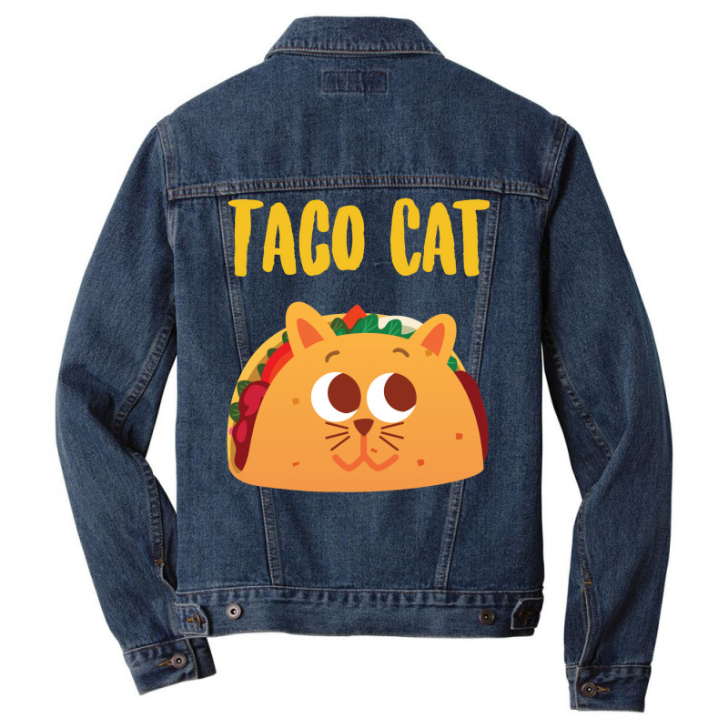 Taco Cats Cinco De Mayo Taco Cute Cat Taco Baby Funny Men Denim Jacket | Artistshot