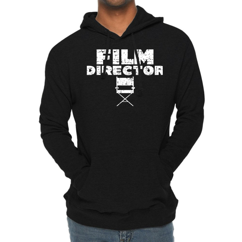 Film Director Movie Crew Chair Uniform Back Only Premium  80s Vintage Lightweight Hoodie by manicklasturr | Artistshot