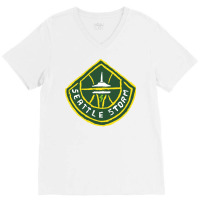 Seattle Vintage 70s V-neck Tee | Artistshot