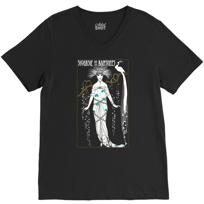 Siouxsie And The Banshees Art Nouveau Summer Hipster V-Neck Tee by koorenayoubq | Artistshot