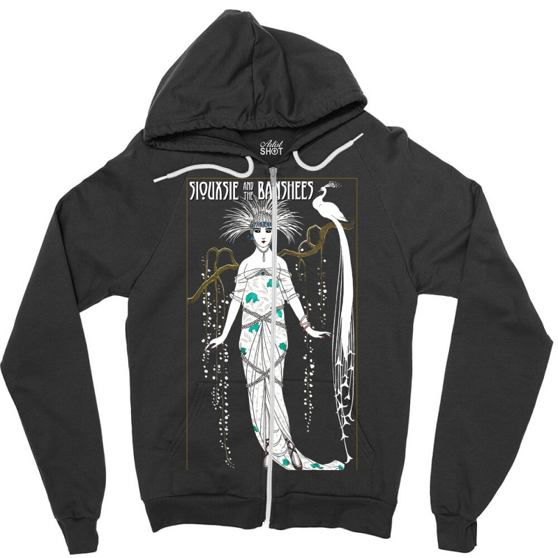 Siouxsie And The Banshees Art Nouveau Summer Hipster Zipper Hoodie by koorenayoubq | Artistshot