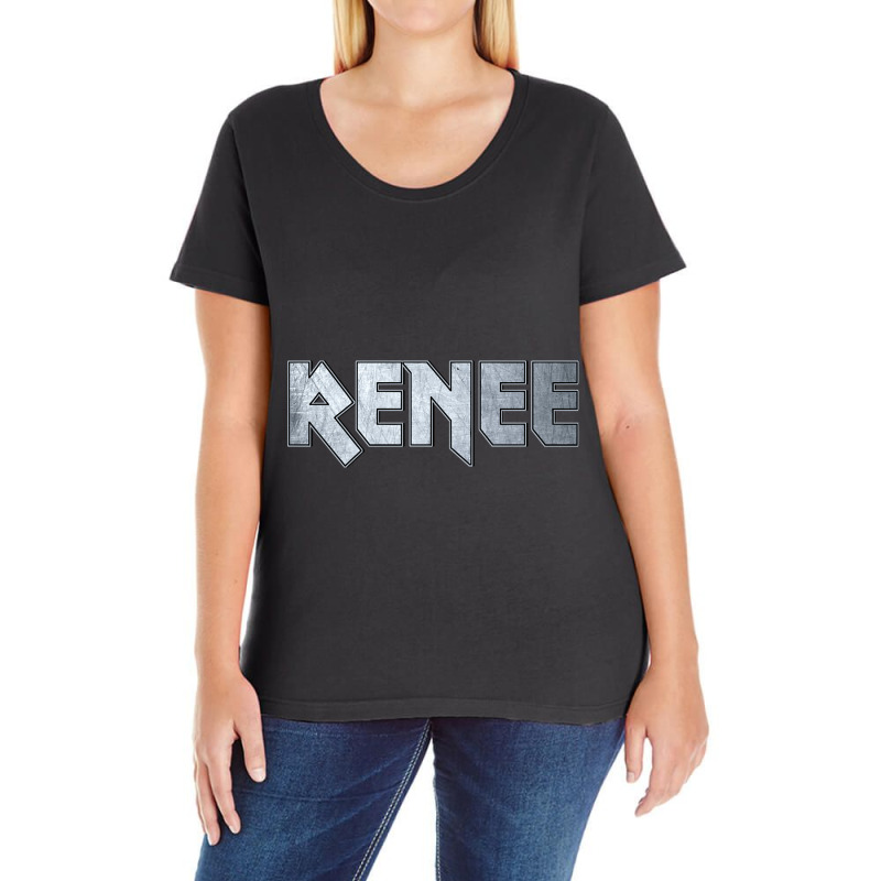 Hot Trend Heavy Metal Renee Ladies Curvy T-Shirt by laurynvanhoose | Artistshot