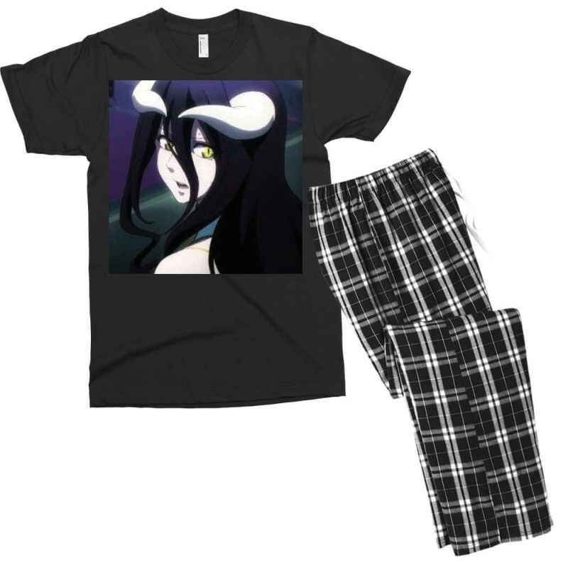 [ Sale ] Cool Sticker Overlord Albedo Chibi 23 Men's T-shirt Pajama Set by lyxellseradjq | Artistshot