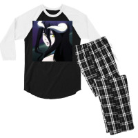 [ Sale ] Cool Sticker Overlord Albedo Chibi 23 Men's 3/4 Sleeve Pajama Set | Artistshot