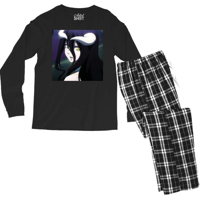 [ Sale ] Cool Sticker Overlord Albedo Chibi 23 Men's Long Sleeve Pajama Set by lyxellseradjq | Artistshot