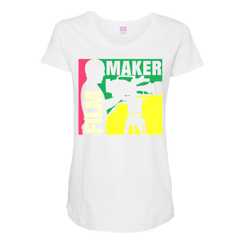 Film Maker Classic  Stars Cute Maternity Scoop Neck T-shirt by zemkamajoor1 | Artistshot