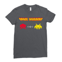 Space Invaders  70s Boy Ladies Fitted T-shirt | Artistshot