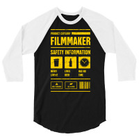 Funny Filmmaker Safety Information   Girl Love 3/4 Sleeve Shirt | Artistshot