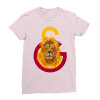 Galatasaray Aslan Fire Baby Hipster Ladies Fitted T-shirt | Artistshot