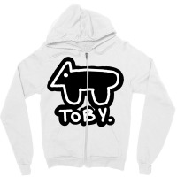 The Dog Is Toby Baby Humor Zipper Hoodie | Artistshot