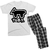 The Dog Is Toby Baby Humor Men's T-shirt Pajama Set | Artistshot