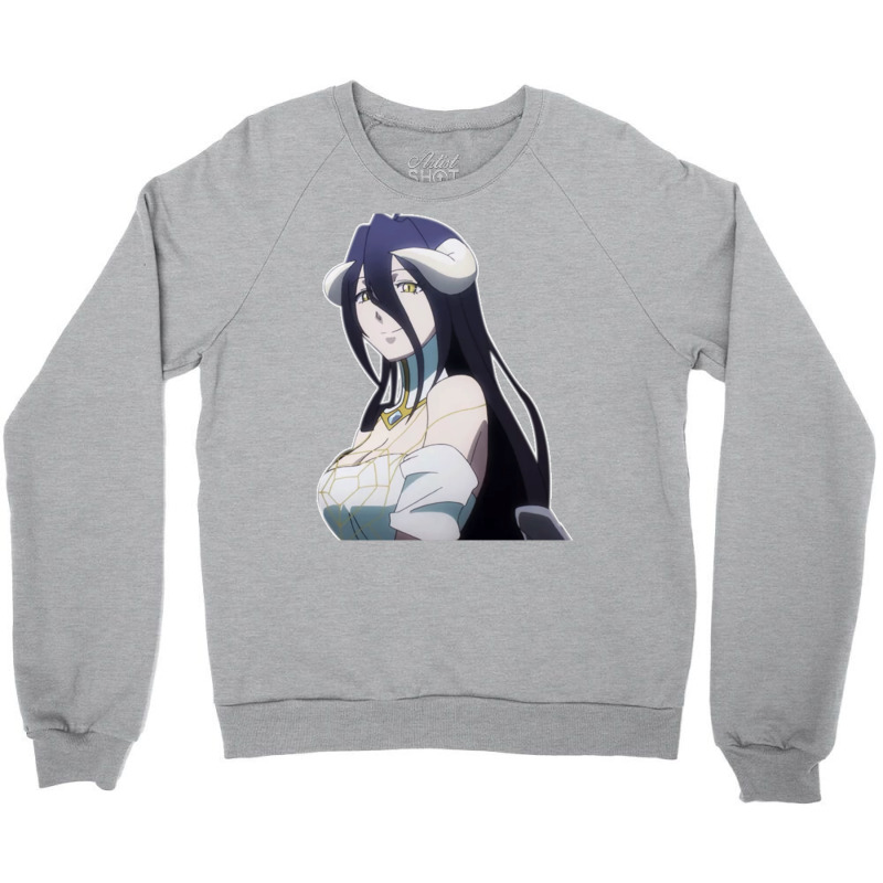 [ Sale ] Cool Sticker Overlord Albedo Chibi 3 Crewneck Sweatshirt by lyxellseradjq | Artistshot