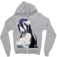 [ Sale ] Cool Sticker Overlord Albedo Chibi 3 Zipper Hoodie | Artistshot