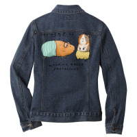 Guinea Pigs Wearing Baggy Pantaloons Vintage Ladies Denim Jacket | Artistshot