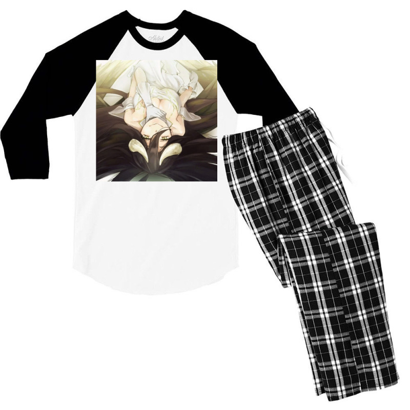 [ Sale ] Cool Sticker Overlord Albedo Chibi 32 Men's 3/4 Sleeve Pajama Set by lyxellseradjq | Artistshot