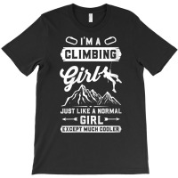 Womens Climbing Alpinism Wall Climber Rock V Neck T Shirt T-shirt | Artistshot