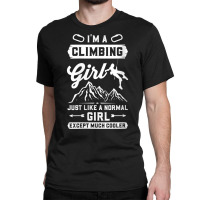 Womens Climbing Alpinism Wall Climber Rock V Neck T Shirt Classic T-shirt | Artistshot