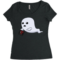 Ghost Summer Tumblr Women's Triblend Scoop T-shirt | Artistshot