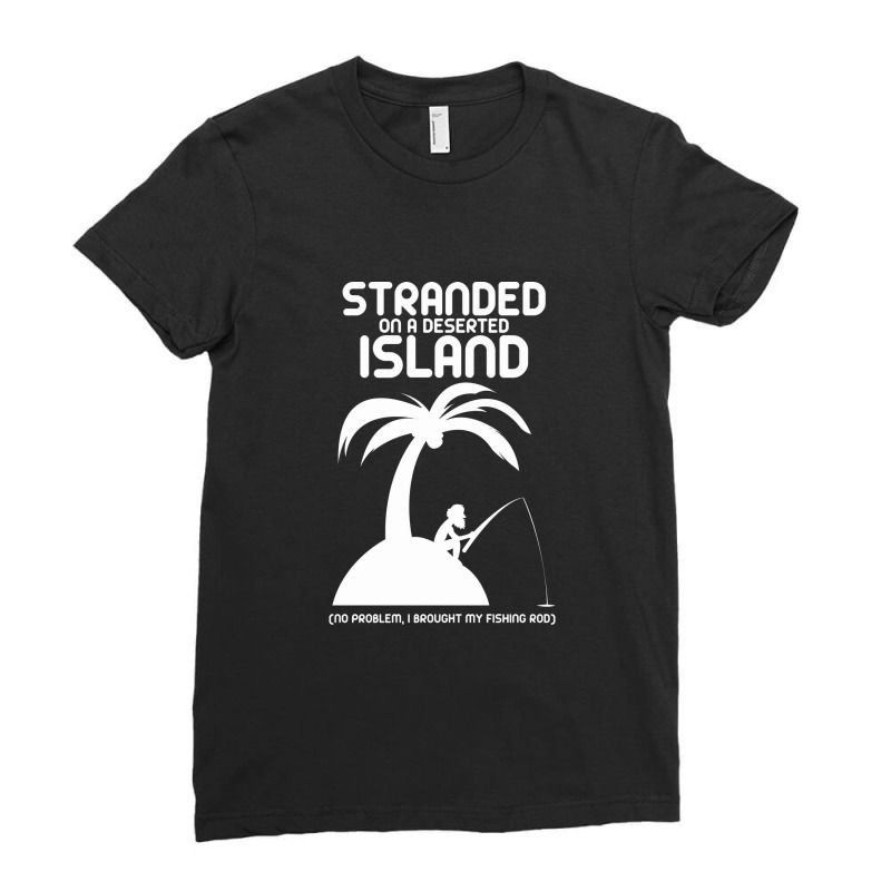 Stranded On A Deserted Island Ladies Fitted T-Shirt by BRANDONUTCHINSON | Artistshot