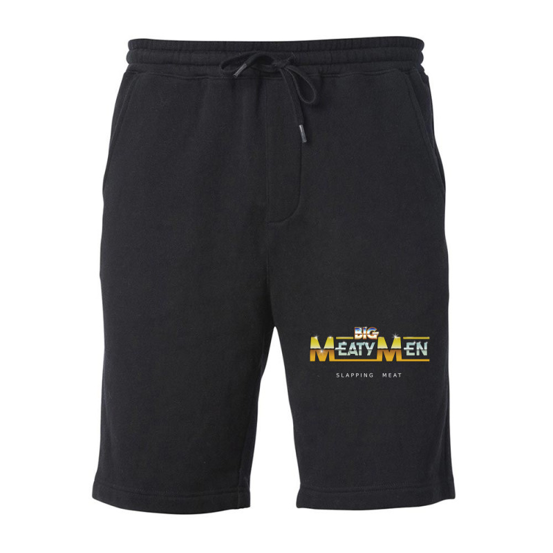 Big Meaty Men Slapping Meat Wrestlmania Edition Fleece Short | Artistshot