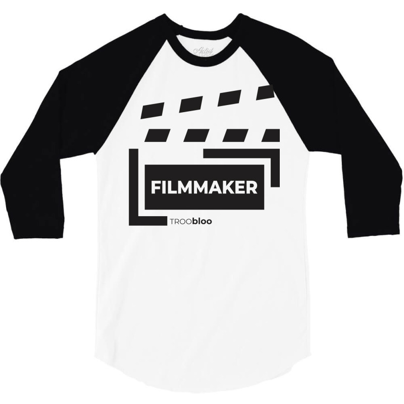 Filmmaker Black Classic 80s Hipster 3/4 Sleeve Shirt by axmyabrielg | Artistshot