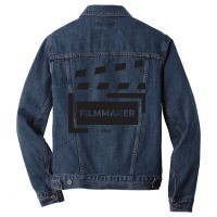 Filmmaker Black Classic 80s Hipster Men Denim Jacket | Artistshot