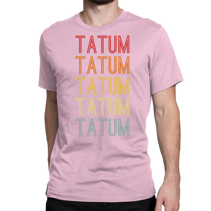 Tatum Name Vintage Retro Tumblr Travel Classic T-shirt by zemkamajoor1 | Artistshot