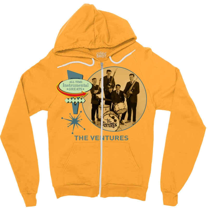 The Ventures All Time Instrumental Greats Classic T Zipper Hoodie | Artistshot