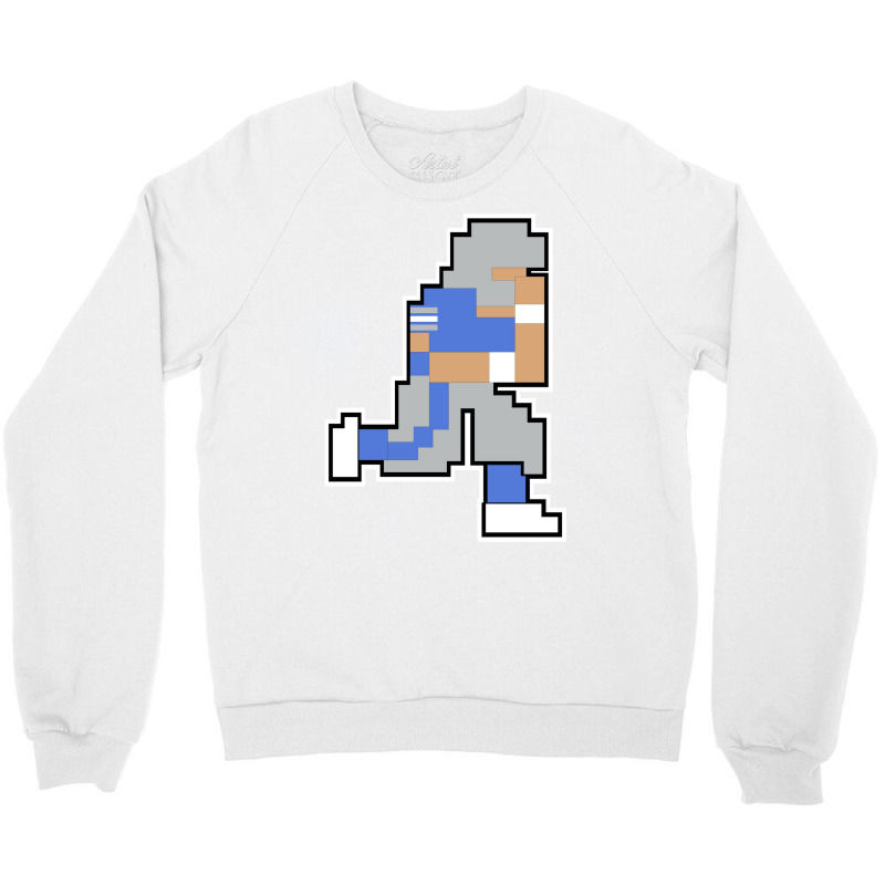 Tecmo Bowl Detroit 8bit Det Baby Love Crewneck Sweatshirt by zemkamajoor1 | Artistshot