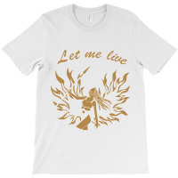 Limited Edition Let Me Live Gold - Claire Redfield T-shirt | Artistshot