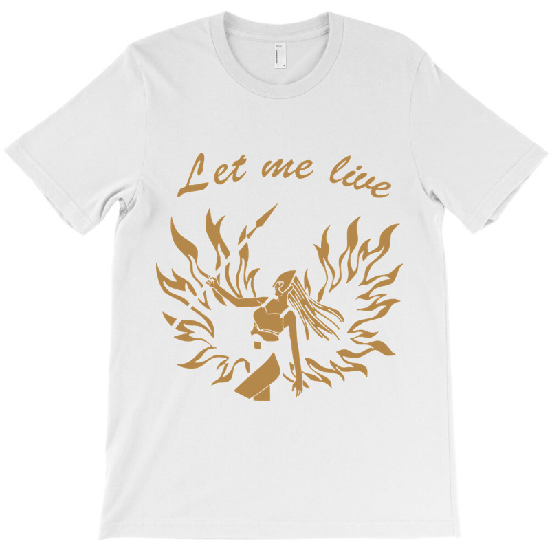 Limited Edition Let Me Live Gold - Claire Redfield T-shirt | Artistshot