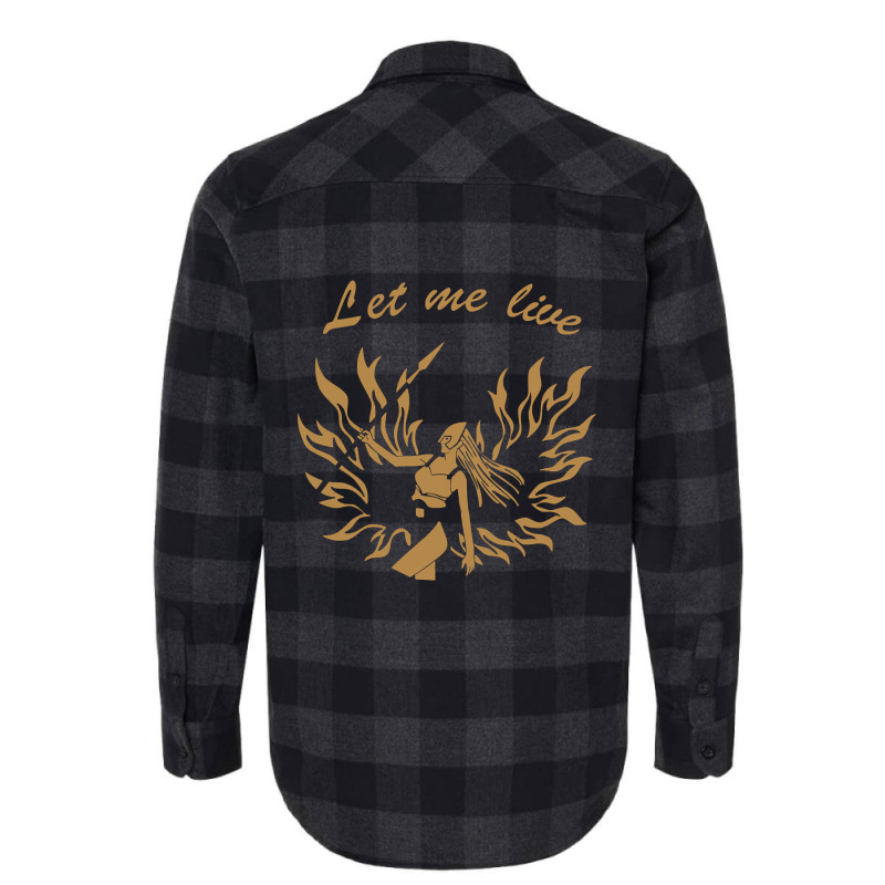 Limited Edition Let Me Live Gold - Claire Redfield Flannel Shirt | Artistshot