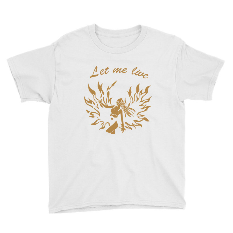 Limited Edition Let Me Live Gold - Claire Redfield Youth Tee | Artistshot