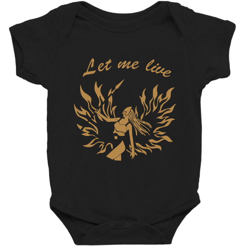 Limited Edition Let Me Live Gold - Claire Redfield Baby Bodysuit | Artistshot