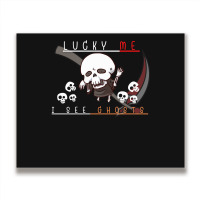 Ghosts Skeleton Metal Print Horizontal | Artistshot