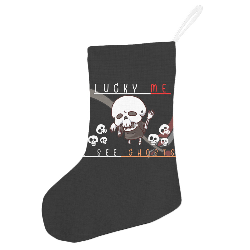 Ghosts Skeleton Holiday Stocking | Artistshot