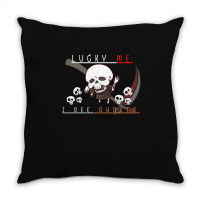 Ghosts Skeleton Throw Pillow | Artistshot