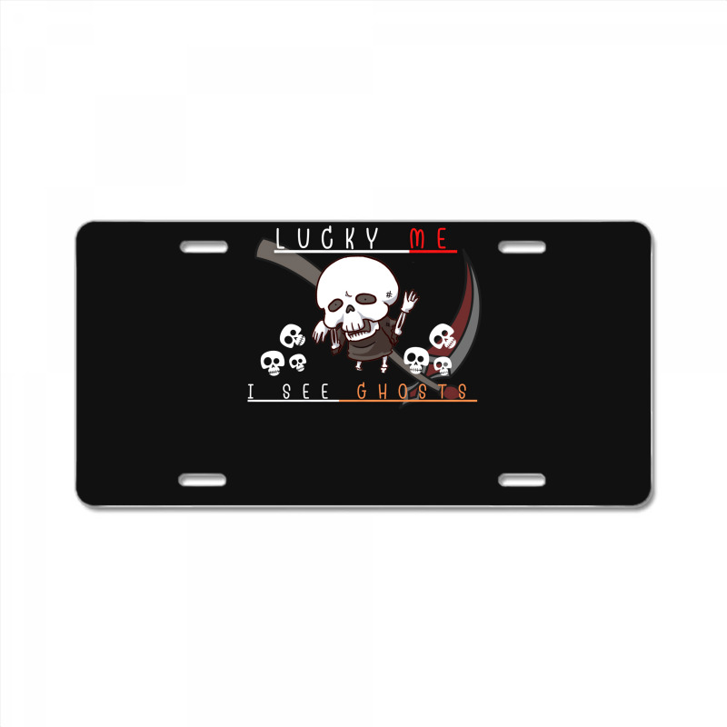 Ghosts Skeleton License Plate | Artistshot