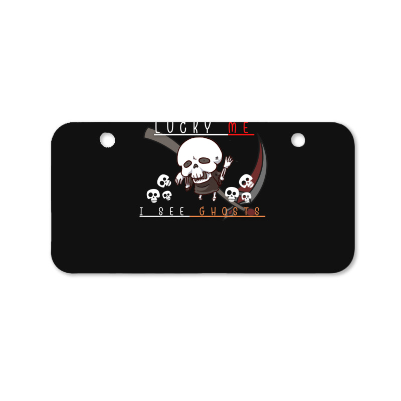 Ghosts Skeleton Bicycle License Plate | Artistshot