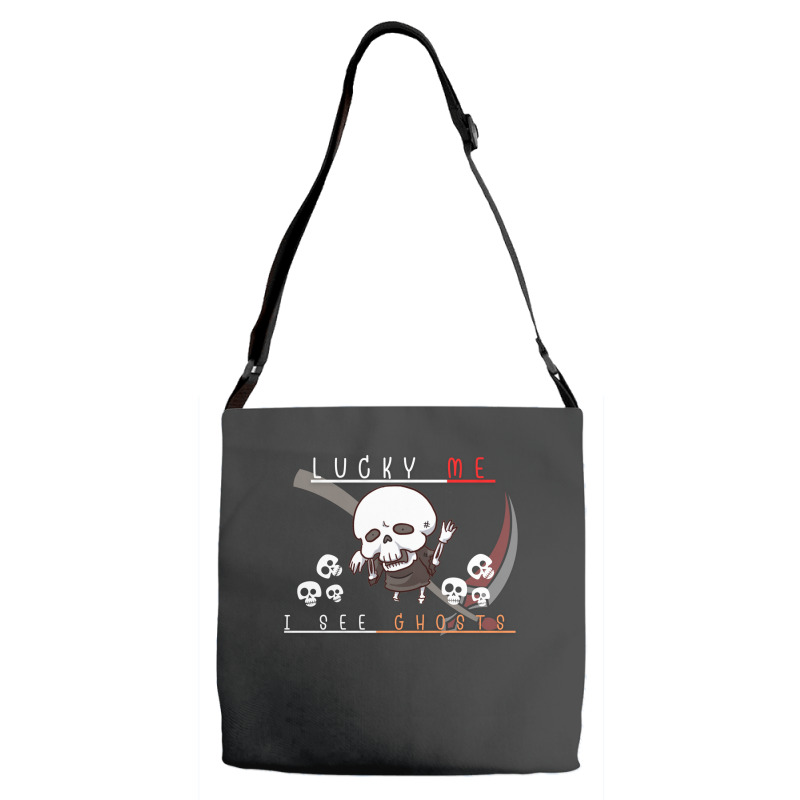 Ghosts Skeleton Adjustable Strap Totes | Artistshot