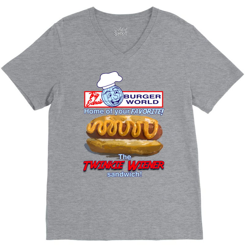 Your Favorite The Twinkie Wiener Red Girl V-Neck Tee by koorenayoubq | Artistshot