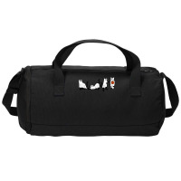 Black Cats And Pumpkin Halloween Cat Lovers Costume Ghost Duffel Bag | Artistshot