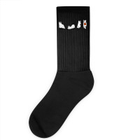 Black Cats And Pumpkin Halloween Cat Lovers Costume Ghost Socks | Artistshot