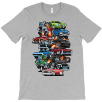 Car Madness Muscle Cars And Hot Rods Cartoon Cute T-shirt | Artistshot