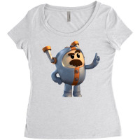 Go Jetters  Grandmaster Glitch Cartoon Baby Retro Women's Triblend Scoop T-shirt | Artistshot