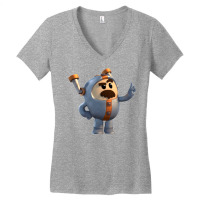 Go Jetters  Grandmaster Glitch Cartoon Baby Retro Women's V-neck T-shirt | Artistshot