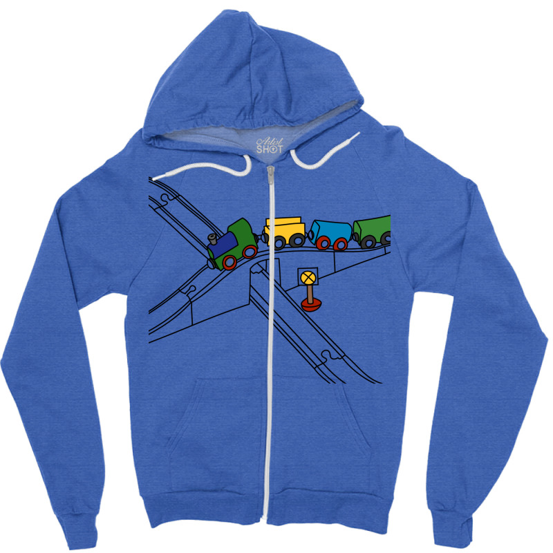 Train Set Toy Baby Music Zipper Hoodie by azenirlongua | Artistshot