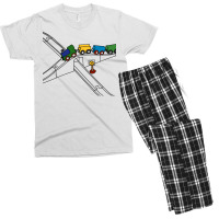 Train Set Toy Baby Music Men's T-shirt Pajama Set | Artistshot